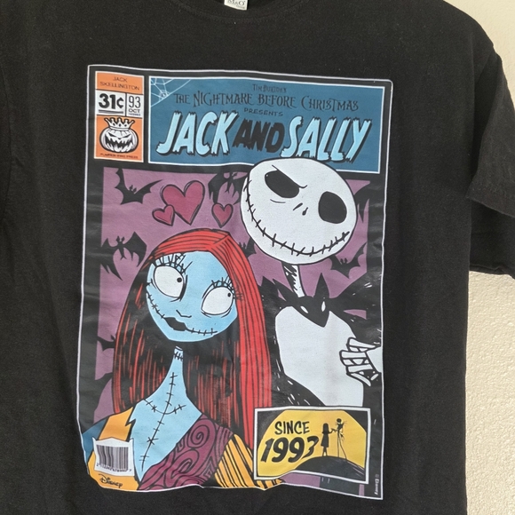 Disney The Nightmare Before Christmas women’s graphic short sleeve T-shirt - Picture 2 of 5